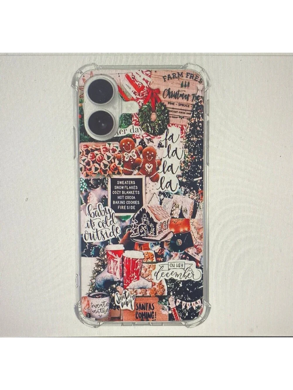 Oubliert Aesthetic Christmas Collage Case for iPhone 17